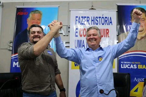 Marcelo Picoli confirmado candidato a prefeito em Santa Teresa Do Oeste.